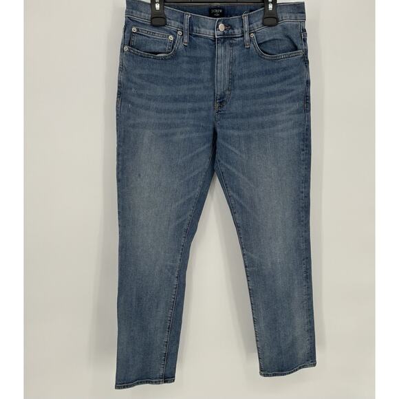 J. Crew Other - J Crew Flex Straight Fit Men's Jeans W33 L30 Medium Wash Stretch Denim $128